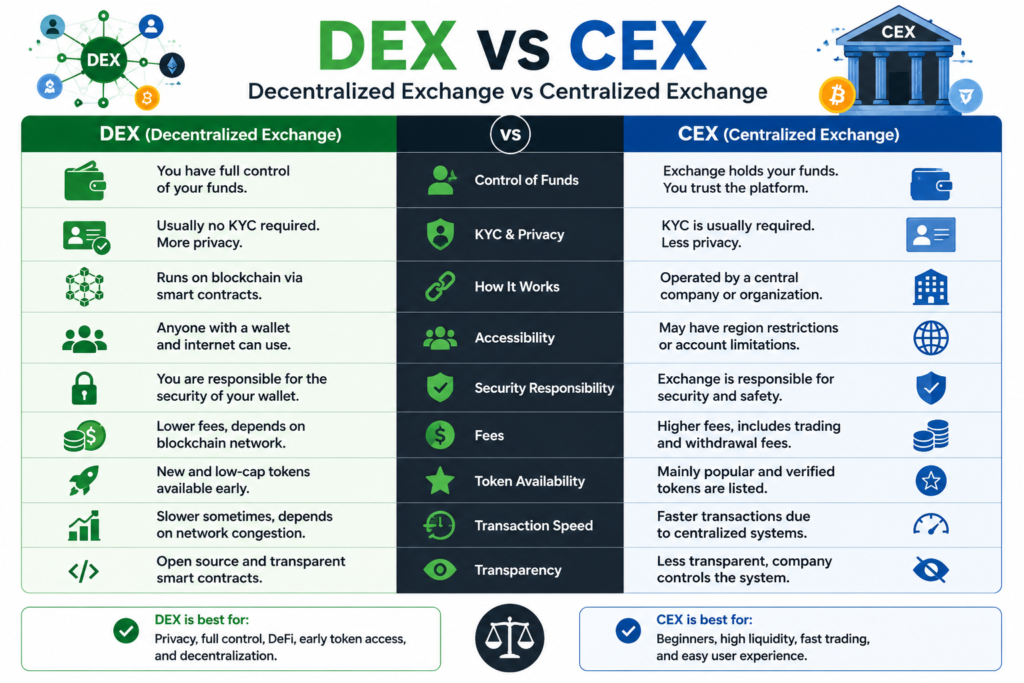 DEX-in-Crypto-beginner-guide-explaining-decentralized-exchanges