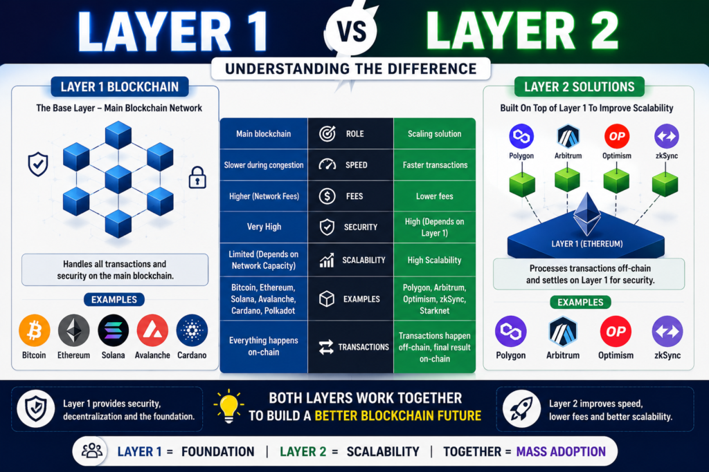 Layer-1-vs-Layer-2-Blockchain-comparison-for-beginners